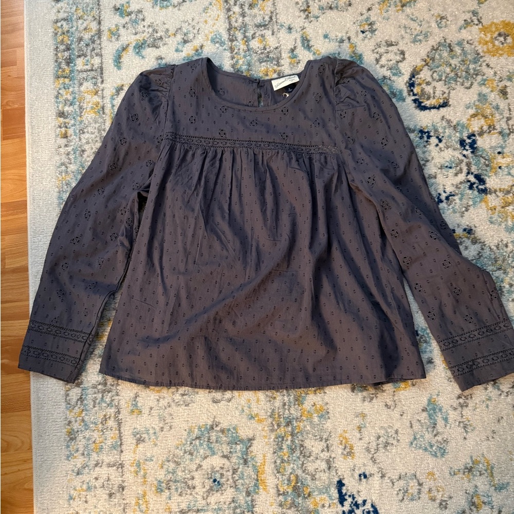 Gray blouse